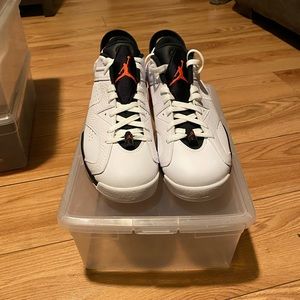 Jordan 6 retro low infrared white